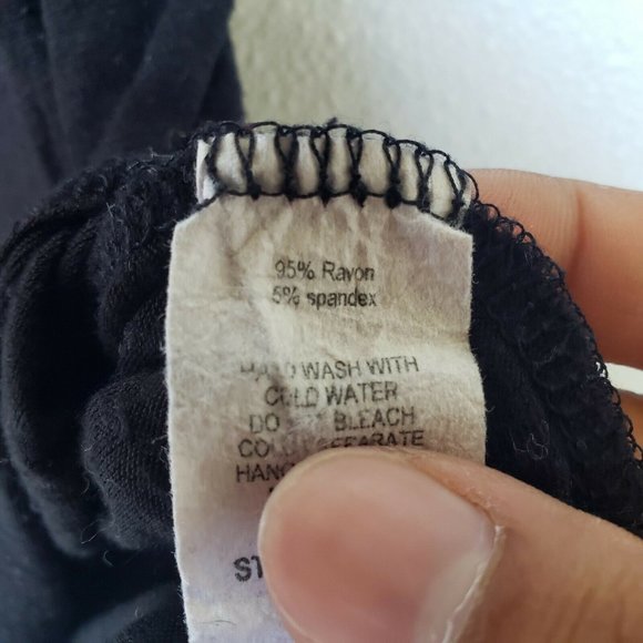 Simply Lara Top Blouse Long Sleeve Color Block - Picture 7 of 7